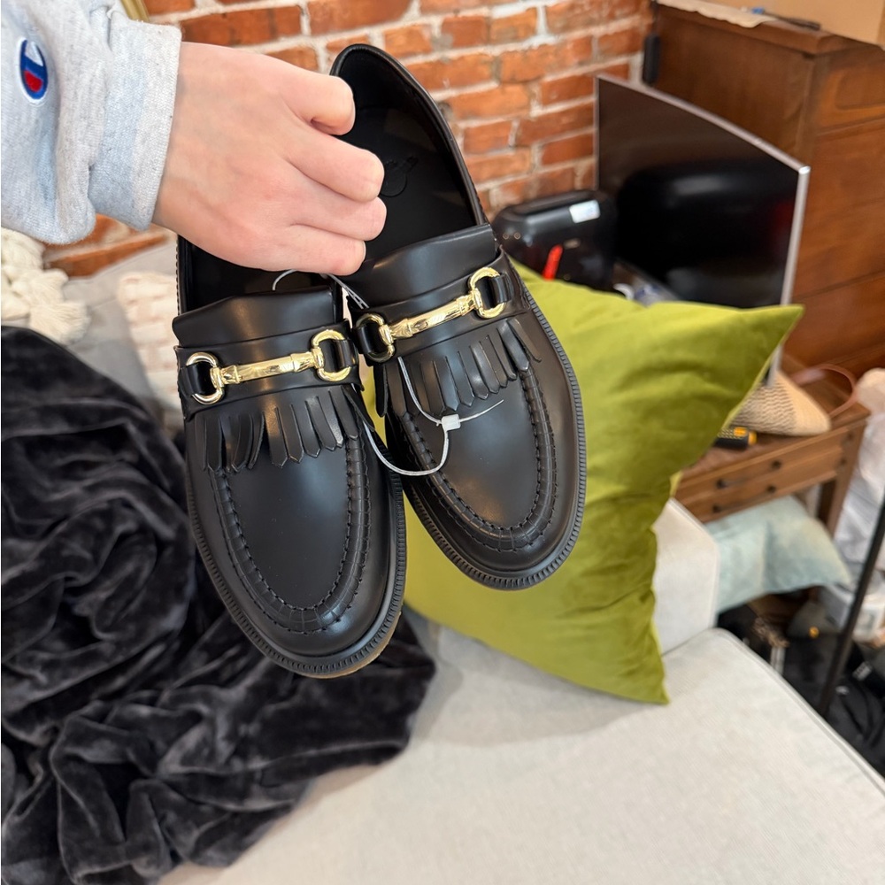 NWOB Dr. Martens Adrian Snaffle Smooth Leather Kiltie Loafers US W7/M6